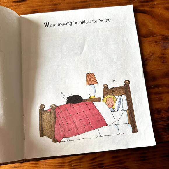 Vintage 1998 We're Making Breakfast For Mother Paperback Book - Picture 3 of 9